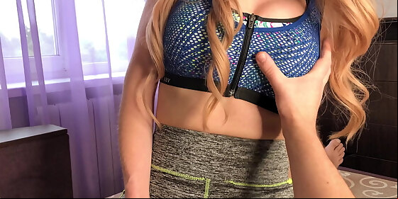 with big tits jumped on my dick and made me cum in her wet panties after fucking russian amateur video with conversation