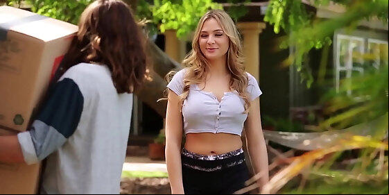cockhungry teen enjoys fucking new neighbor