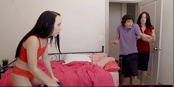 horny stepsis is grounded and has no one but stepbro to fuck bambi black ricky spanish
