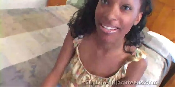 black girl fucks a white cock