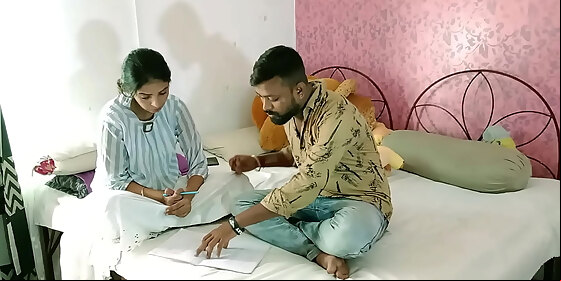 indian beautiful university girl hot sex with young sir i need good mark sir