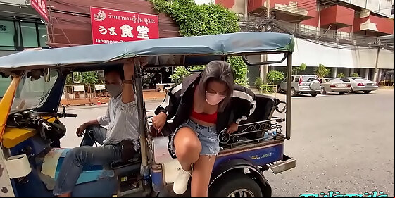 hot chubby thai babe in glasses fucks hung white man in bangkok