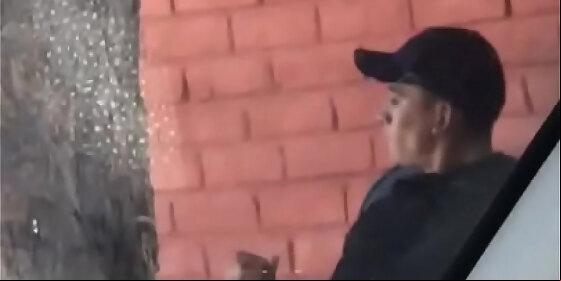 street chero masturbates in public