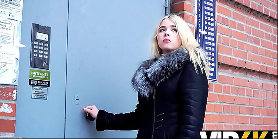 debt4k wonderful hairdresser has no money and debt collector fucks her