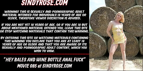 hey bales and bottle anal fuck prolapse