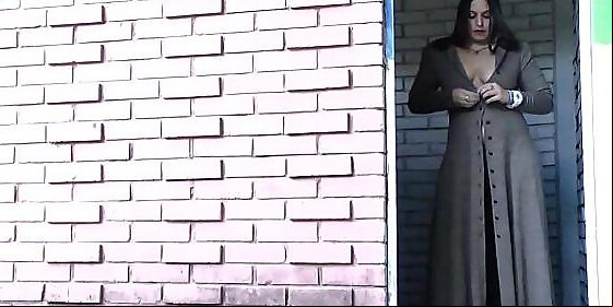 busty latin chick sweethearts public nakedness and outdoor urinating of exhibitionist mummy heedin